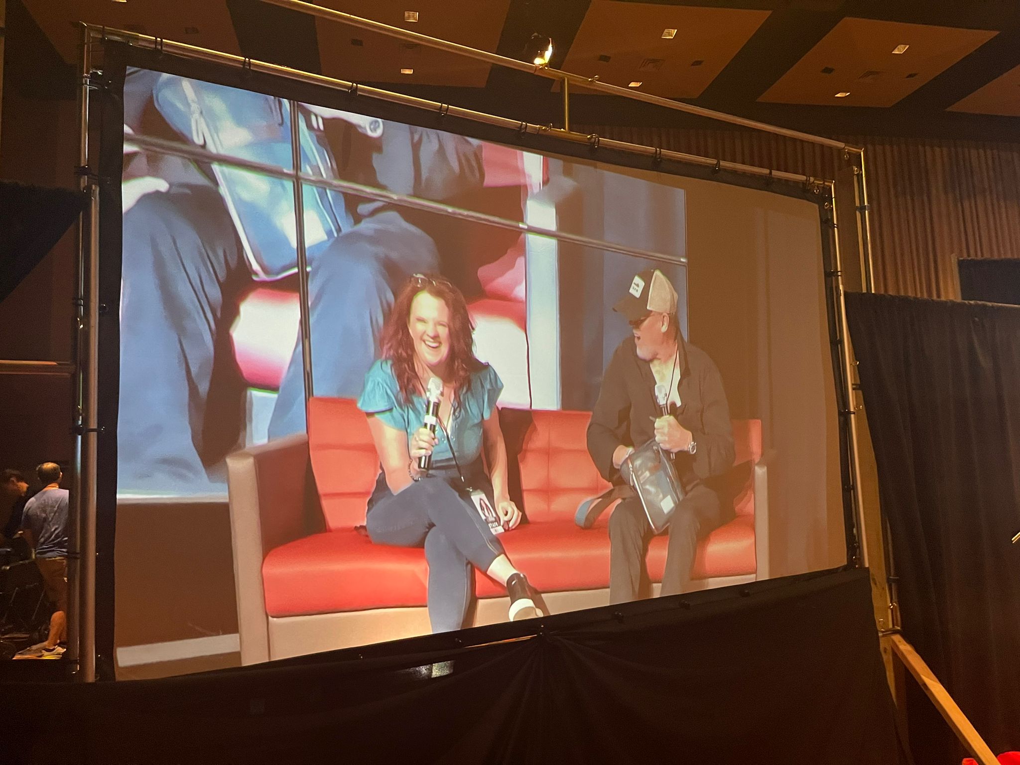 KJ with Michael Rooker